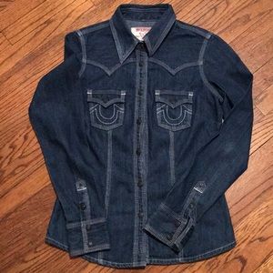 True Religion denim shirt